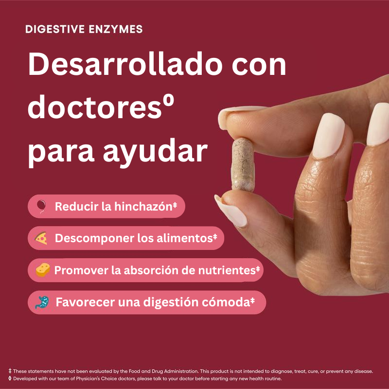 Nuestros™ – 60 Billion Probiotic + Enzimas Digestivas