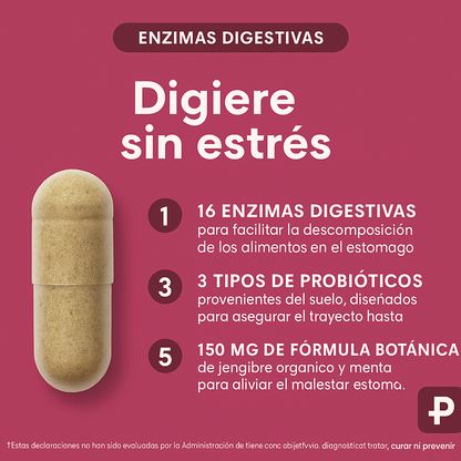 Nuestros™ – 60 Billion Probiotic + Enzimas Digestivas