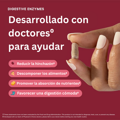 Nuestros™ – 60 Billion Probiotic + Enzimas Digestivas